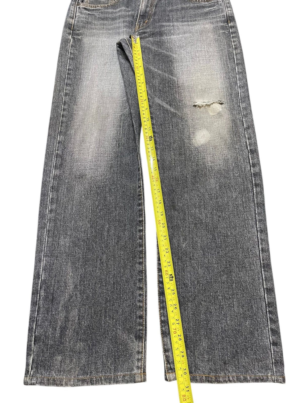 JNCO Vintage Japanese Brand Faded Wash Style Jeans Size US 32 / EU 48 - 13 Thumbnail
