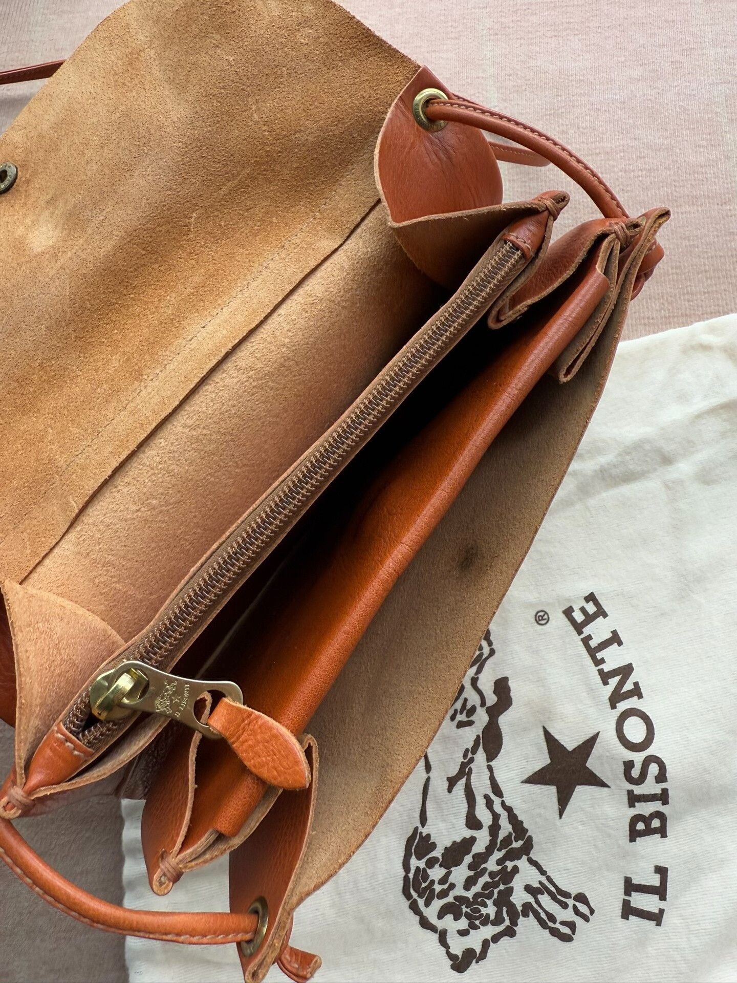 Il Bisonte Brown Small Crossbody Bag, Women's — image 5 of 6