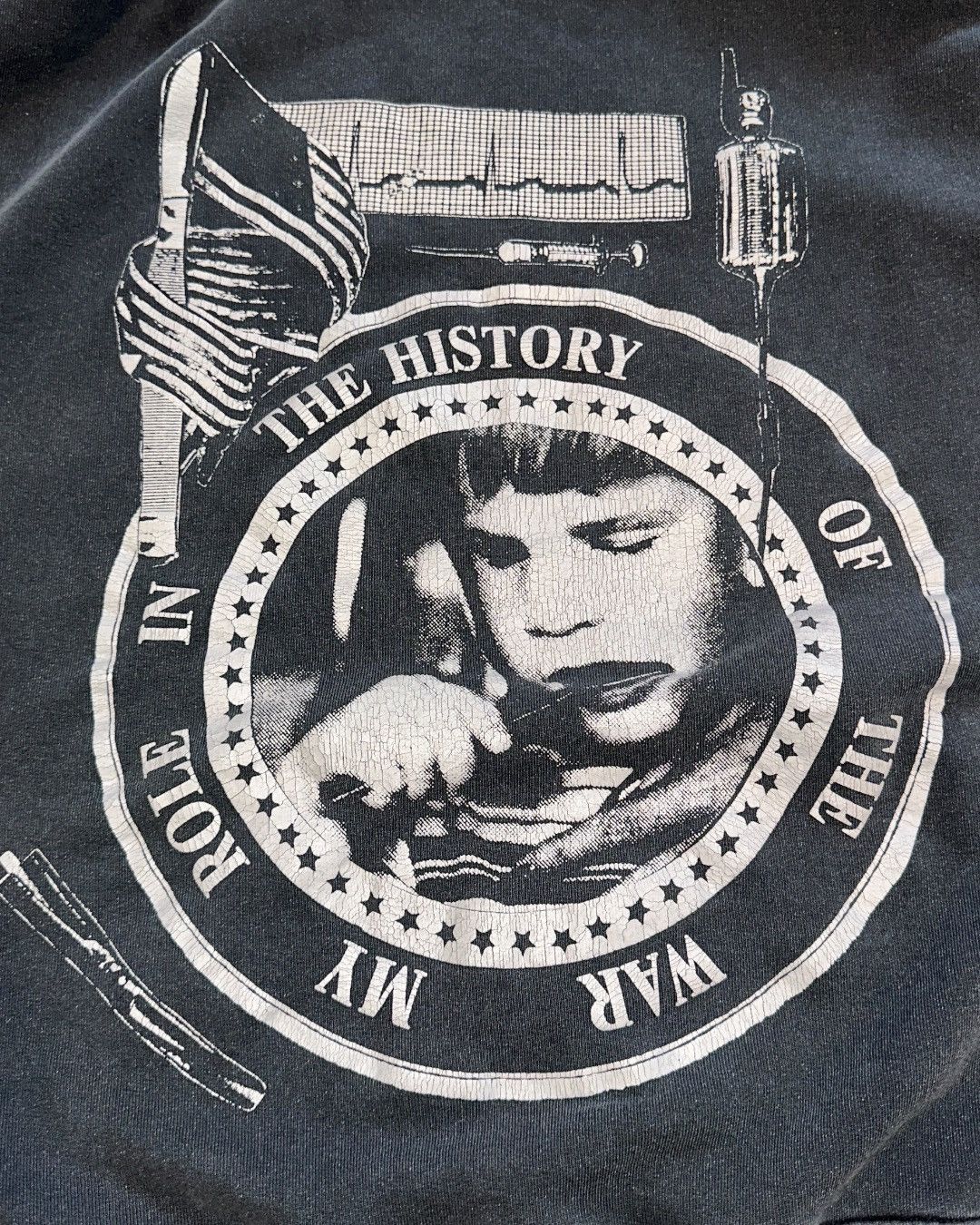 Enfants Riches Deprimes ENFANTS RICHES DEPRIMES My Role in the War Hoodie XL Size US XL / EU 56 / 4 - 7 Thumbnail