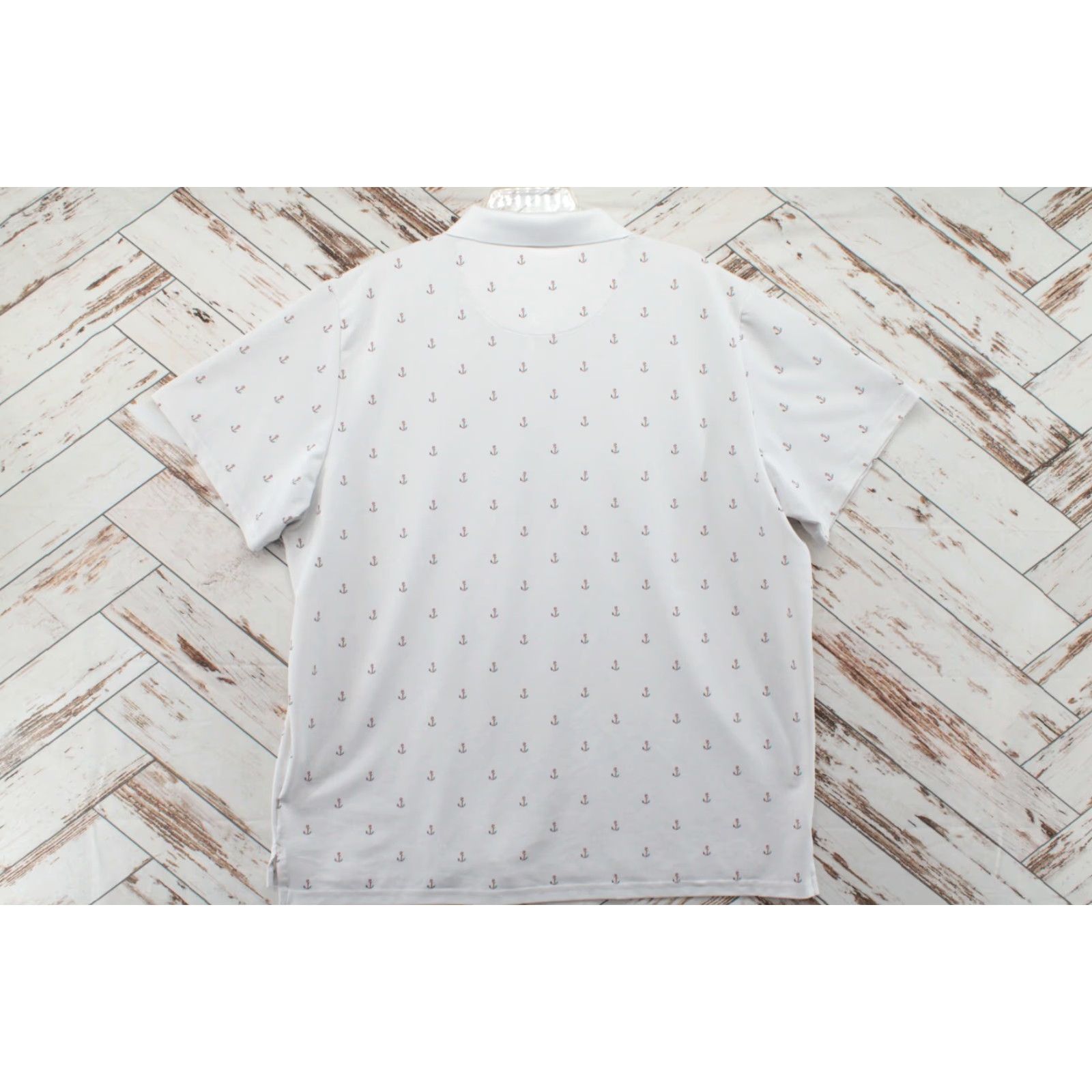 Bonobos VINTAGE Bonobos Polo Shirt Mens XXL White Anchors Nautical Short Sleeve Preppy Stylish Size US XXL / EU 58 / 5 - 4 Thumbnail