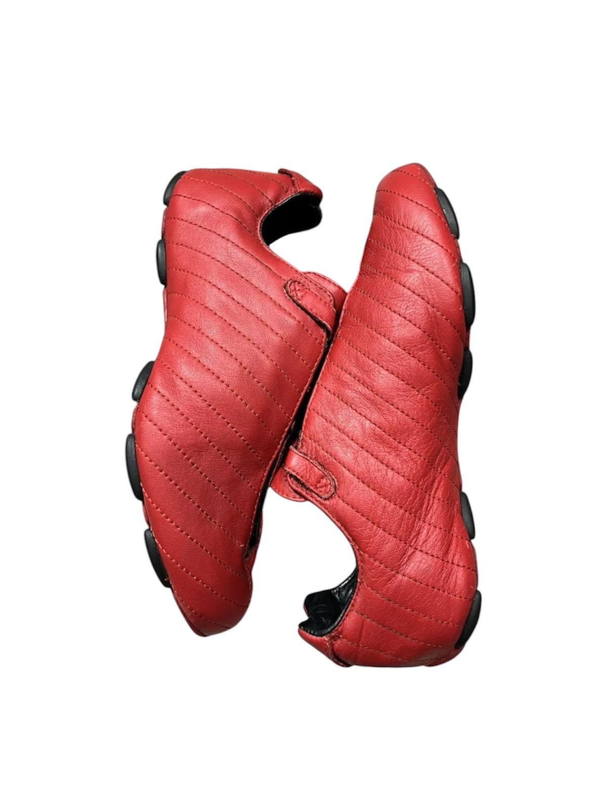 Yohji Yamamoto Yohji yamamoto speedcat Red blood leather sneakers Size US 5 / EU 37 - 2 Thumbnail