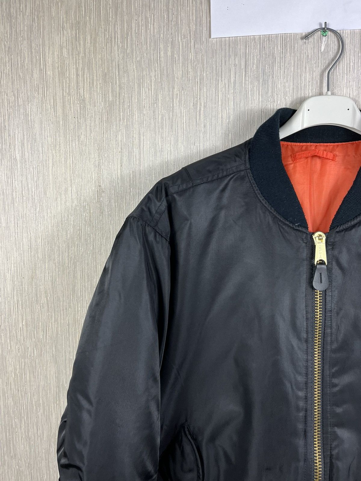 Vintage Vintage MA-1 military nylon bomber boxy jacket flyers Size US S / EU 44-46 / 1 - 4 Thumbnail