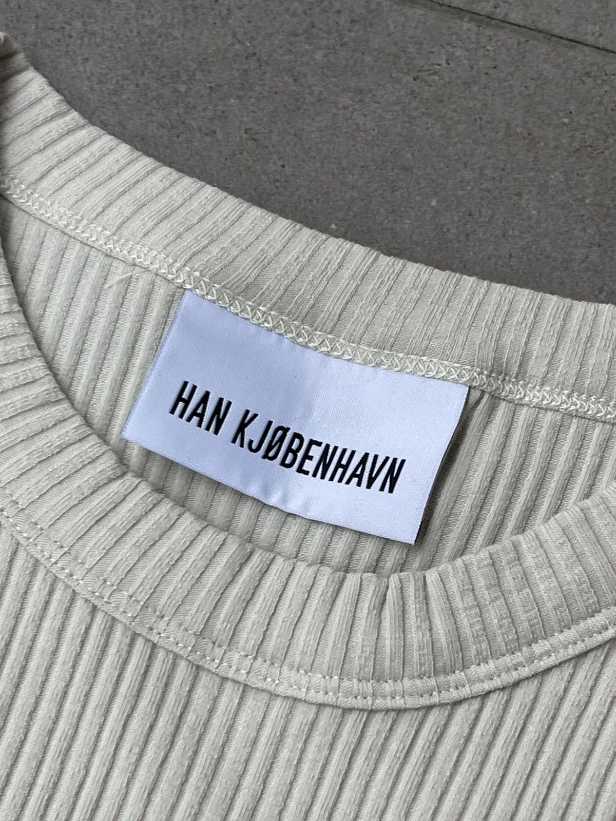 Han Kjobenhavn !DS! SS23 Han Kjobenhavn Light Ribbed Cropped Racer Top Size M / US 6-8 / IT 42-44 - 17 Thumbnail