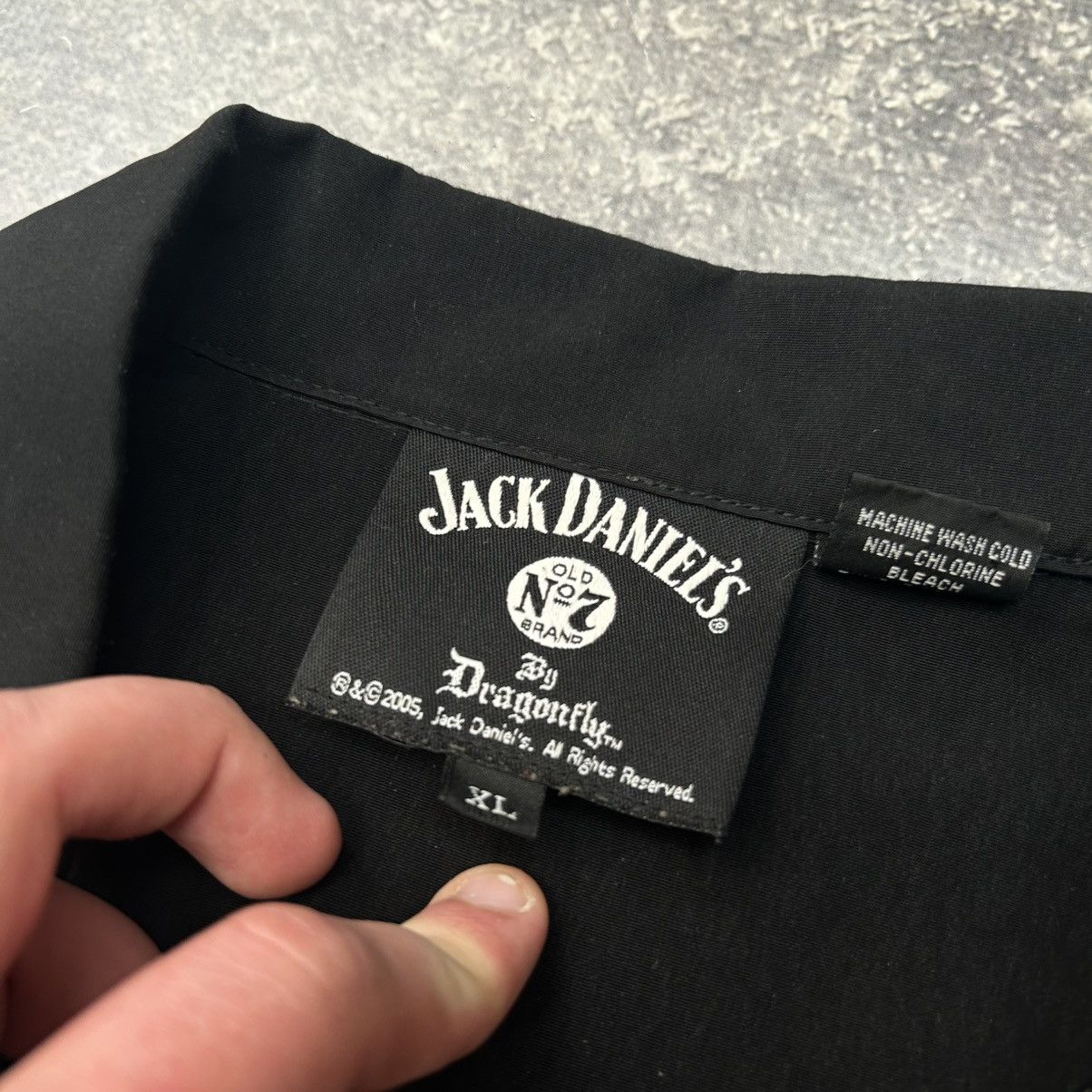 Vintage Vintage Jack Daniels 2005 Overprinted graphic button shirt Size US XL / EU 56 / 4 - 9 Thumbnail