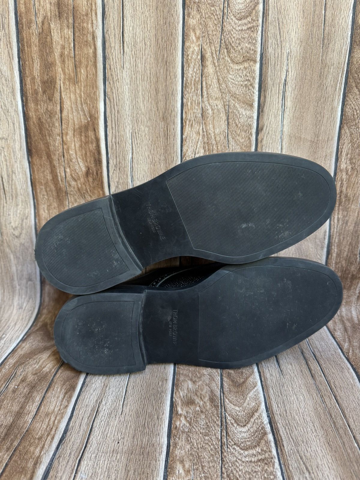 Designer × Thom Browne Pebble grain lightweight rubber sole derby Size US 7 / EU 40 - 13 Thumbnail