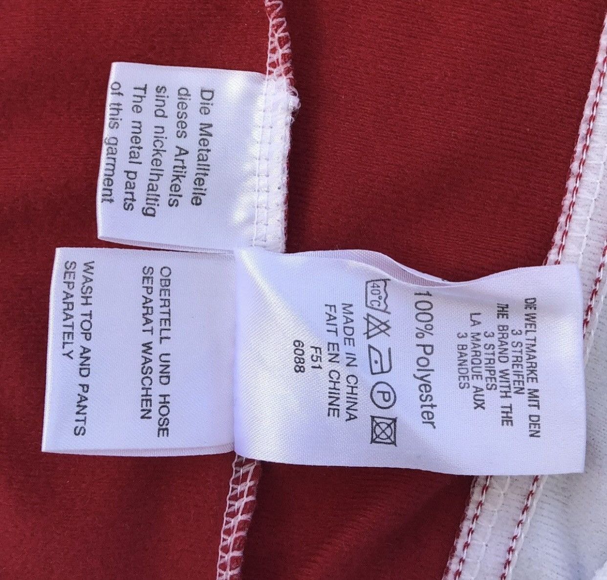 Adidas Vintage 90s Adidas Spellout Run DMC Sweater / Jacket Size US M / EU 48-50 / 2 - 18 Thumbnail