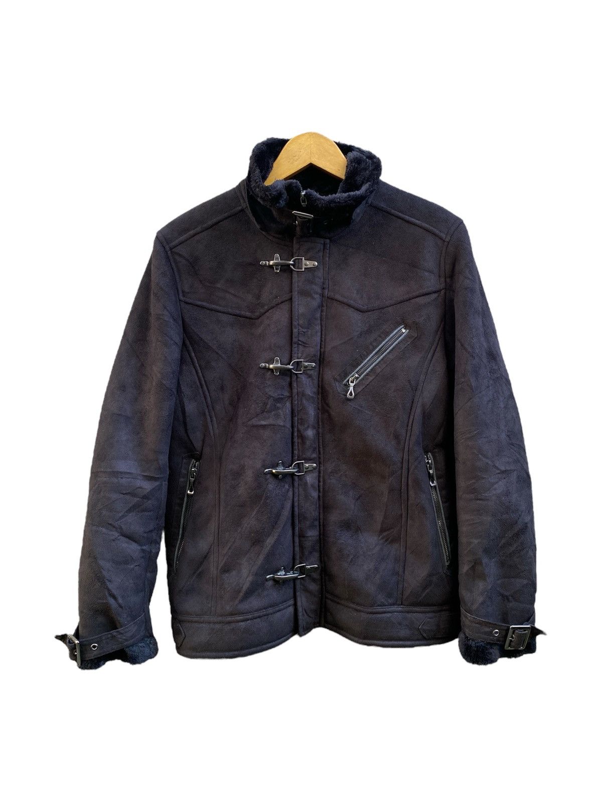 VELOCETTE JAPANESE FUR VKEI JACKET BONDAGE GOTHIC PUNK