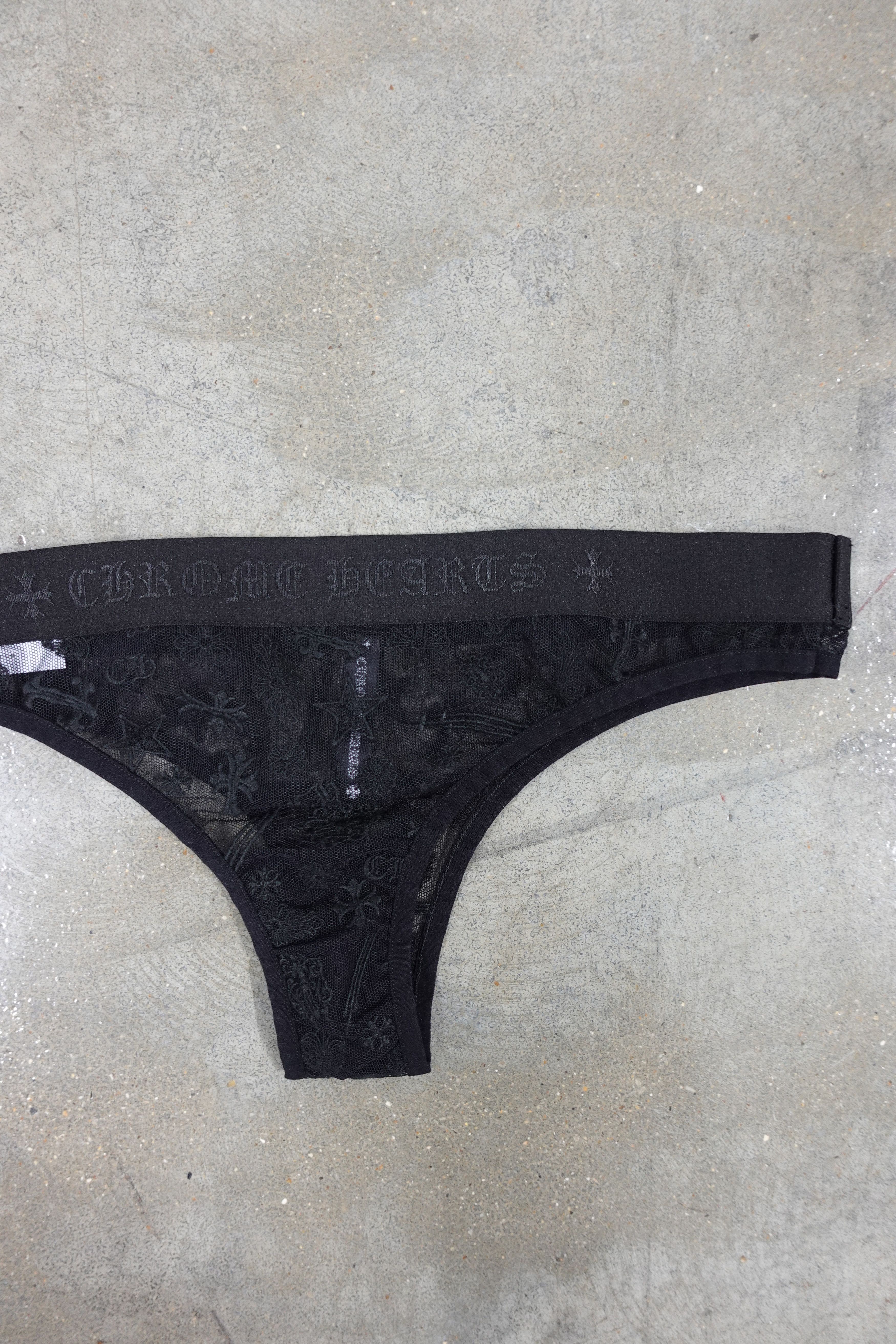 Chrome Hearts CHROME HEARTS LACE THONG BLACK Size 26" / US 2 / IT 38 - 2 Thumbnail