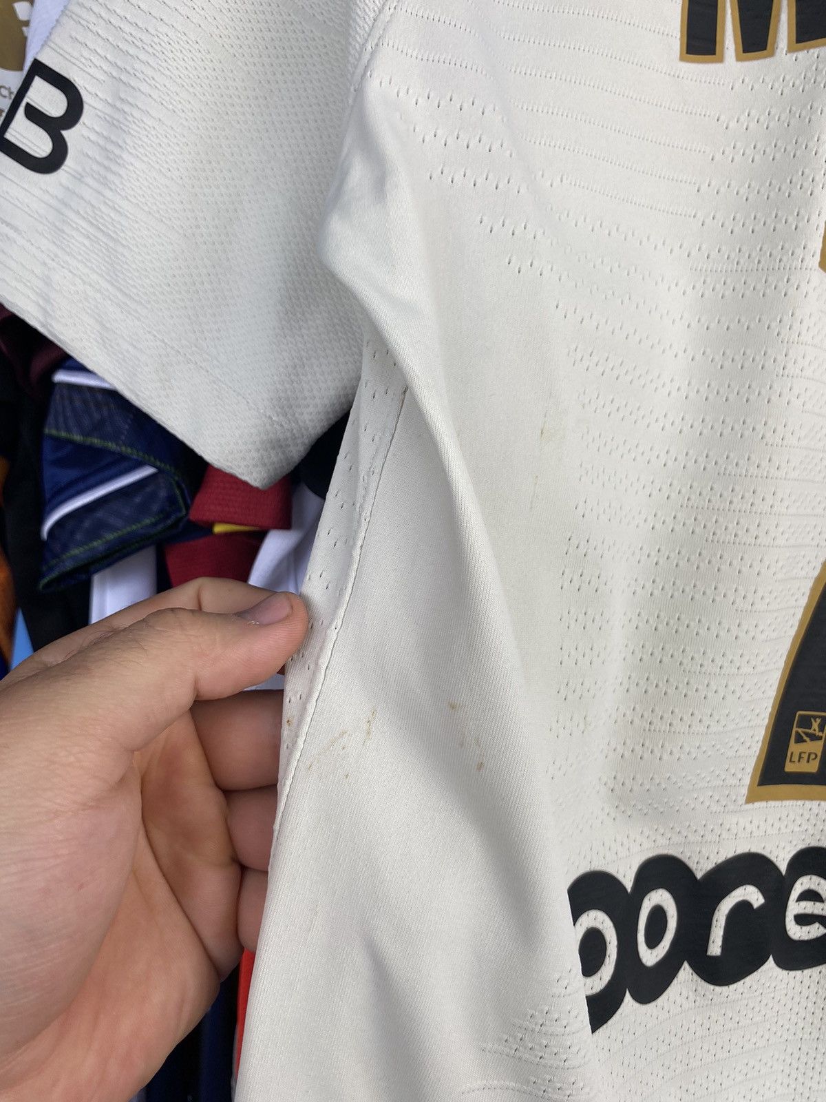 Nike Nike PSG #7 Mbappe 2018/19 Vaporknit Player Issue Away Size US S / EU 44-46 / 1 - 12 Thumbnail