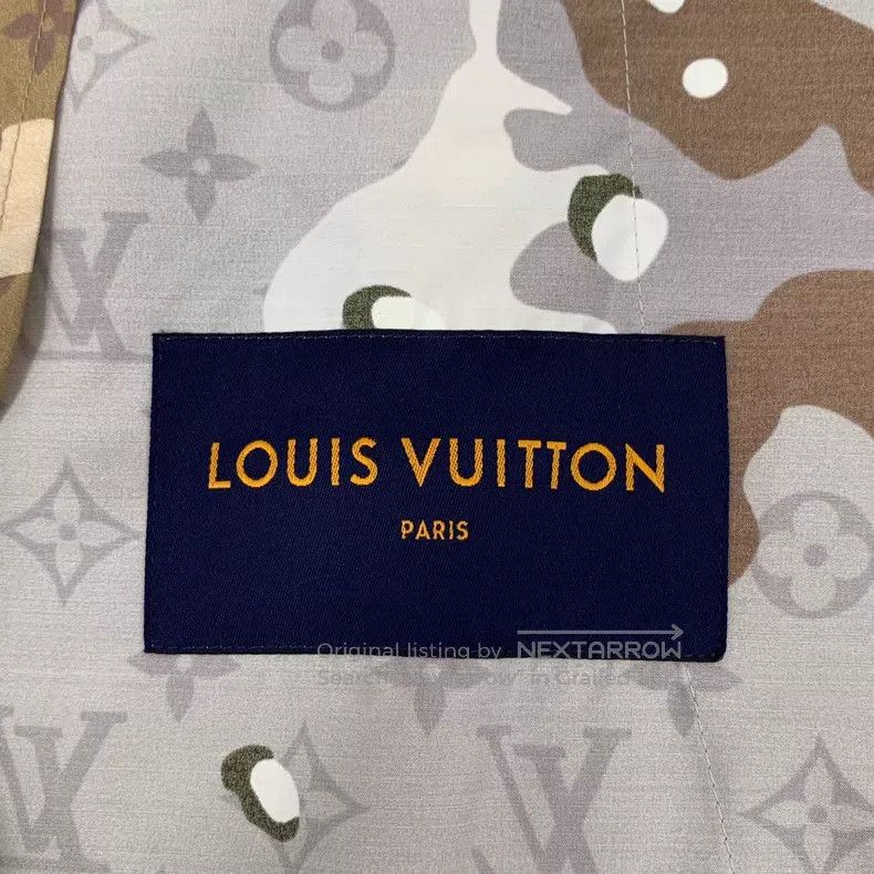 Louis Vuitton Louis Vuitton Dark brown camo logo full print hooded long Size US S / EU 44-46 / 1 - 5 Thumbnail