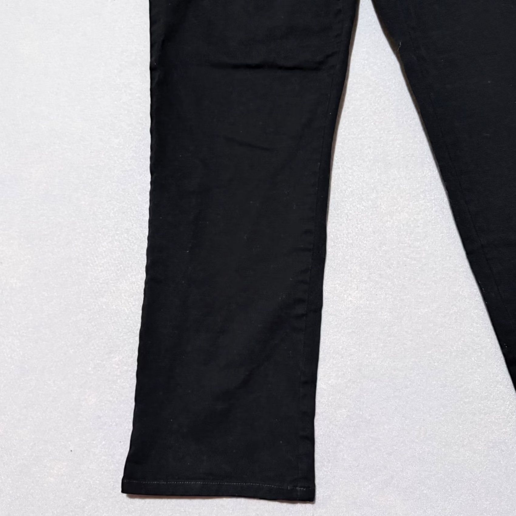 Gloria Vanderbilt Gloria Vanderbilt Amanda Jeans Womens Black Denim Stretch Mid Rise Straight - 12 Size 34" / US 12 / IT 48 - 5 Thumbnail