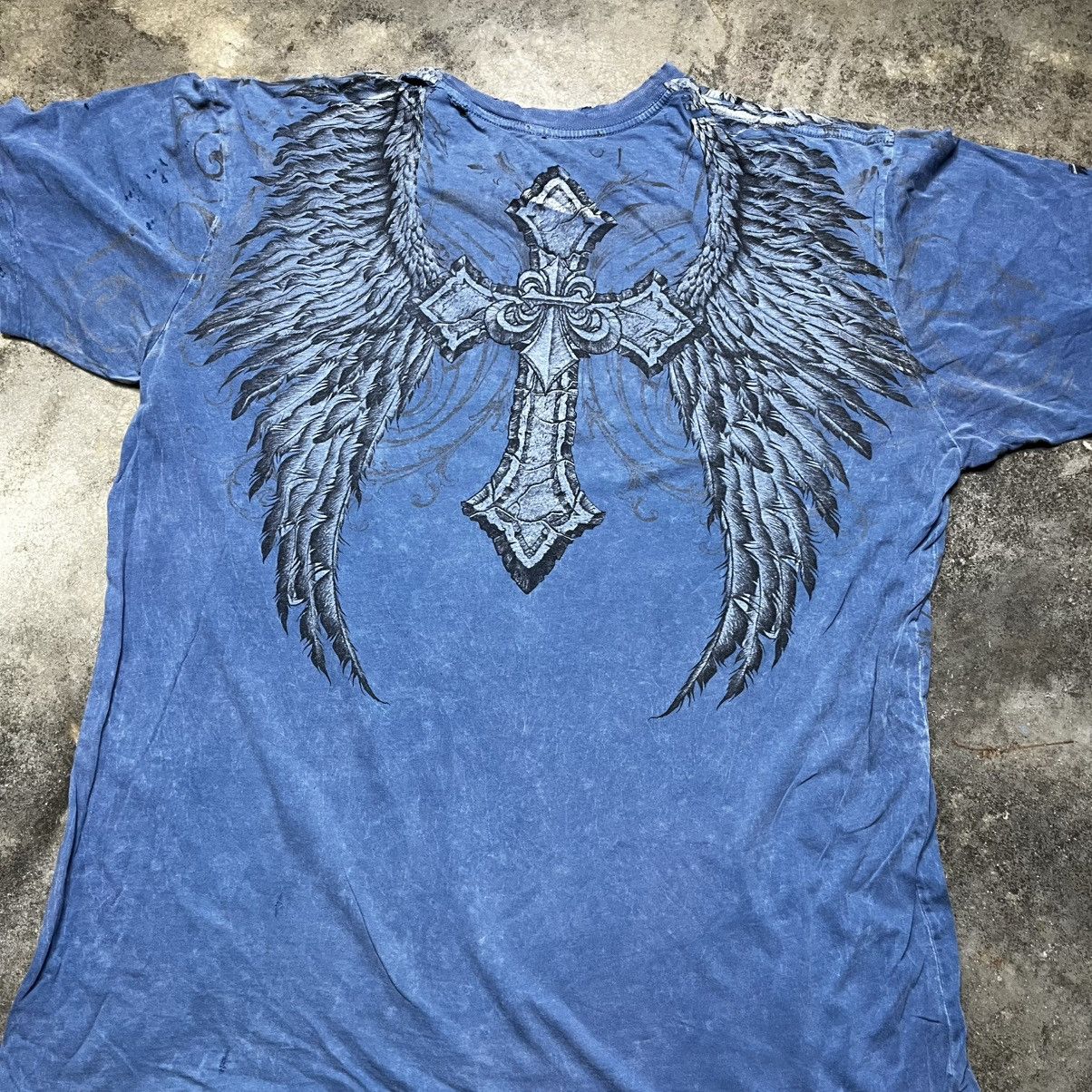 Vintage vintage y2k affliction jesse pinkman style aop tshirt Size US XL / EU 56 / 4 - 6 Thumbnail