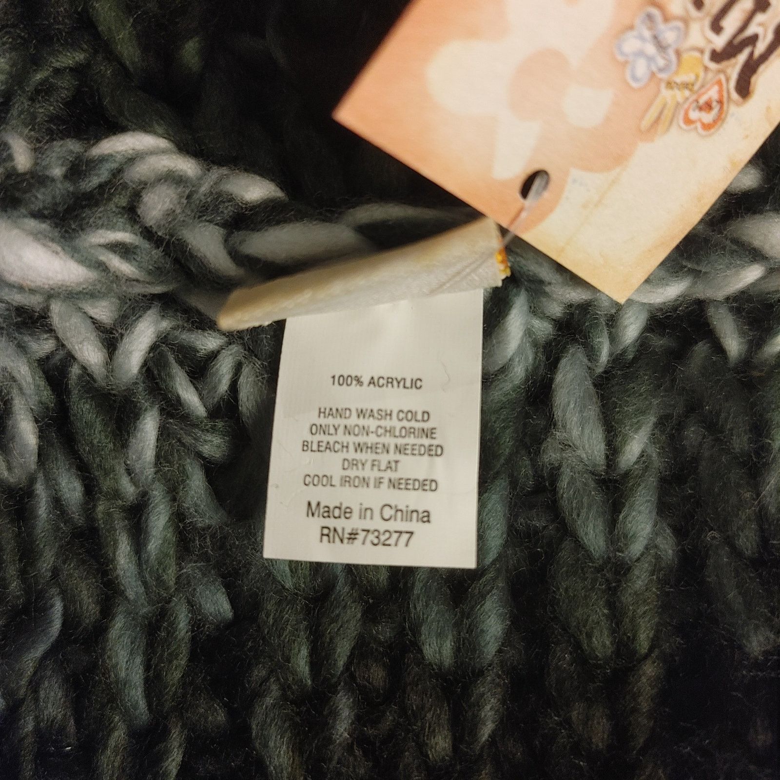 Other Mudd Womens Knit Black/Gray Infinity Wrap Fashion Fall Scarf Size ONE SIZE - 3 Thumbnail