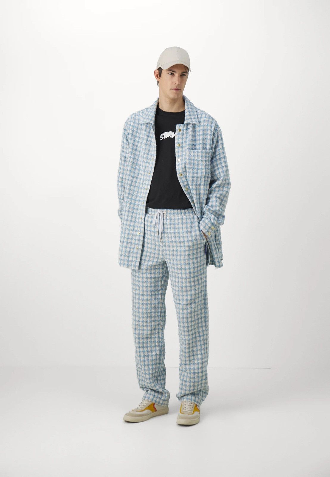 Other !DS! SS23 Nikolaj Storm Corfu Slipper Check Pants Size US 32 / EU 48 - 1 Thumbnail