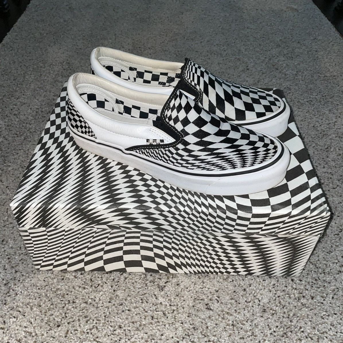 END Vans END. x Vans OG Classic Slip On LX Vertigo US 9.5 Grailed