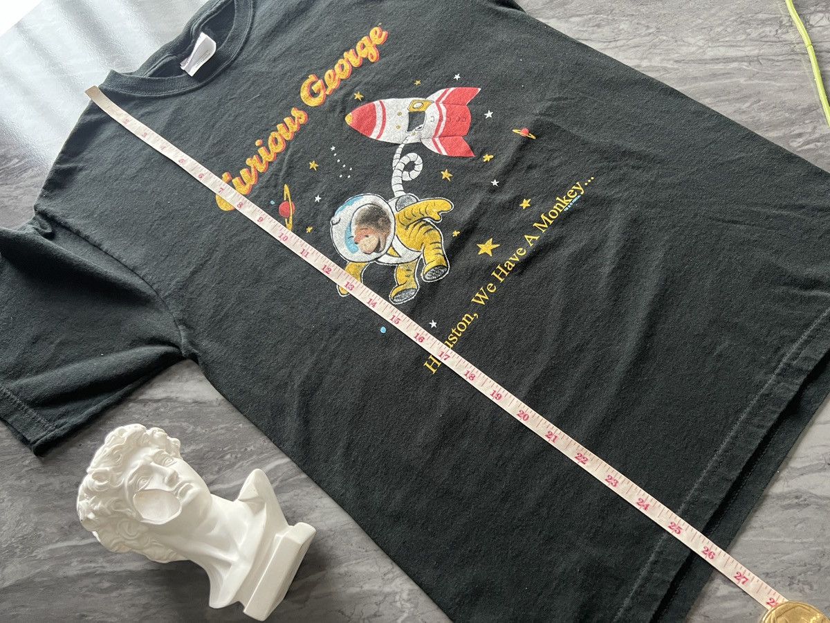 Anime × Cartoon Network × Vintage Curious George : Houston We Have A Monkey Size US S / EU 44-46 / 1 - 8 Thumbnail
