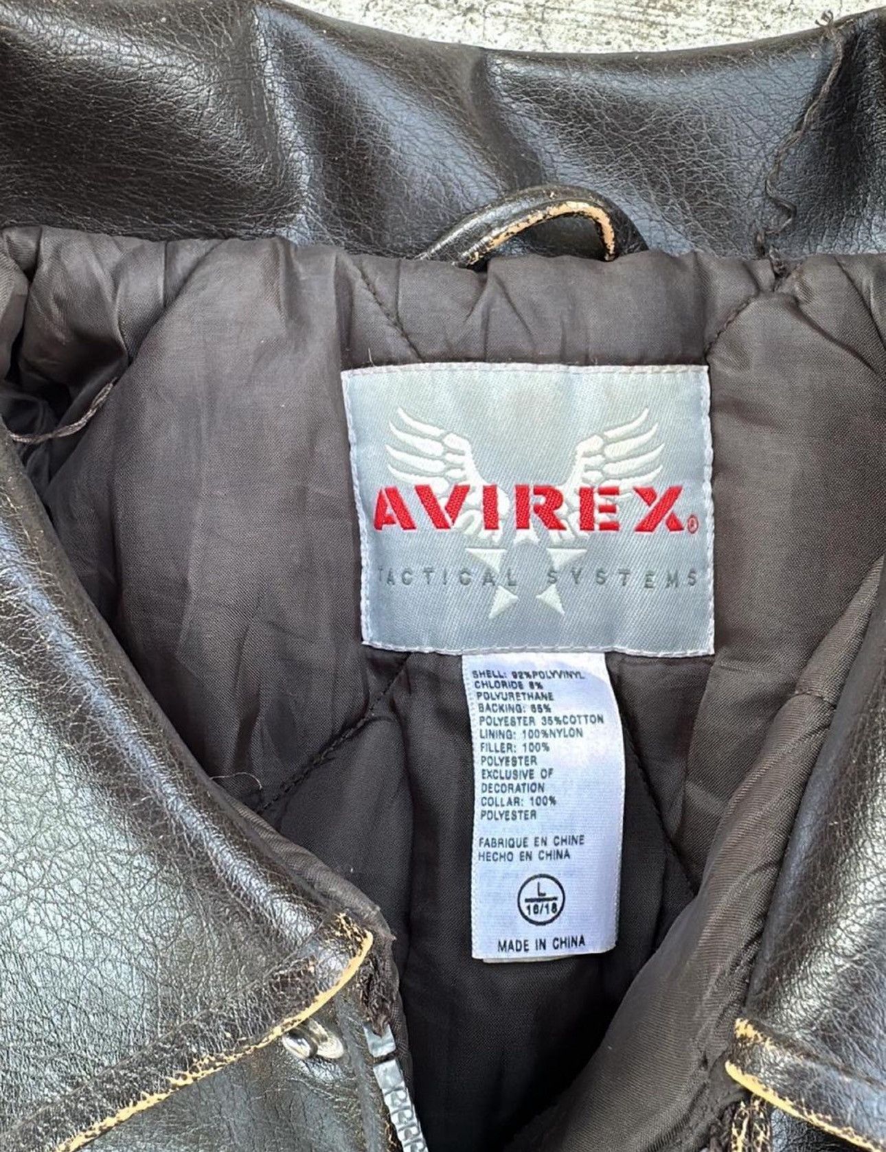 Avirex Avirex Leather Squadron Jacket Size US L / EU 52-54 / 3 - 4 Thumbnail