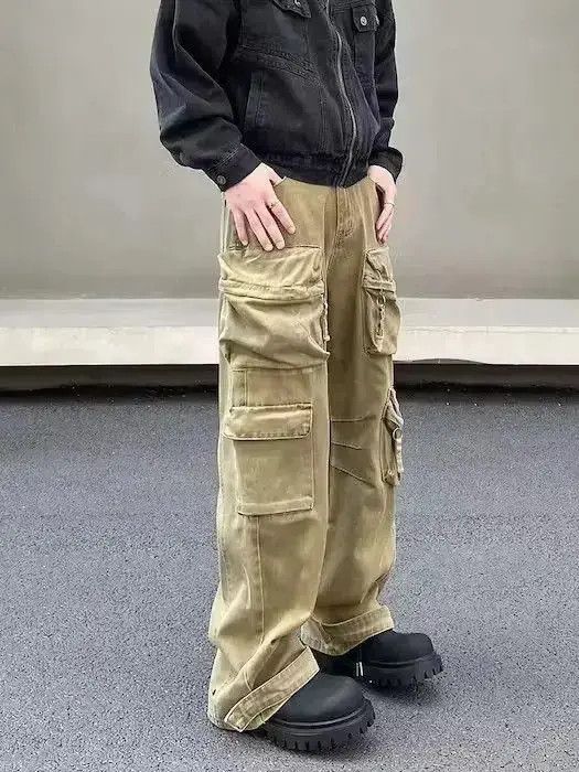 Japanese Brand Cargo Beige Jeans Size US 30 / EU 46 - 2 Thumbnail