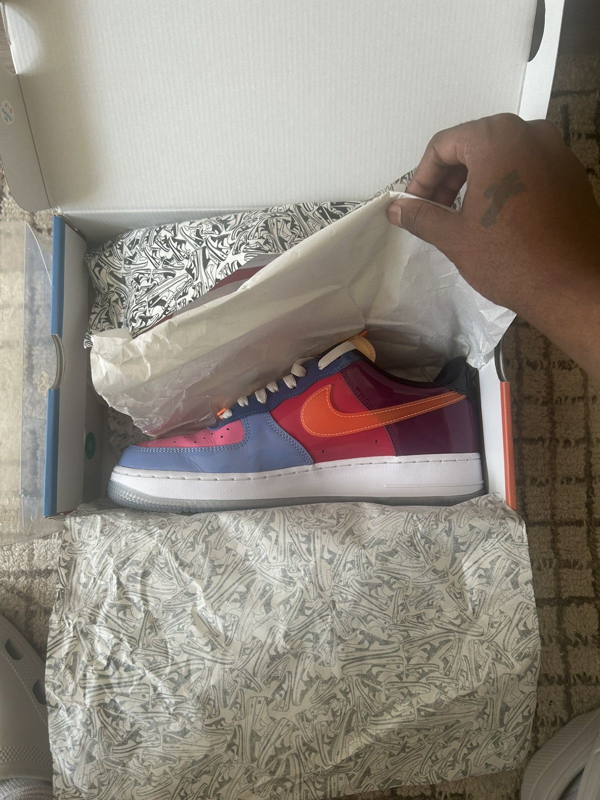 Nike Undefeated x Air Force 1 ‘total Orange’ Size US 10 / EU 43 - 4 Thumbnail