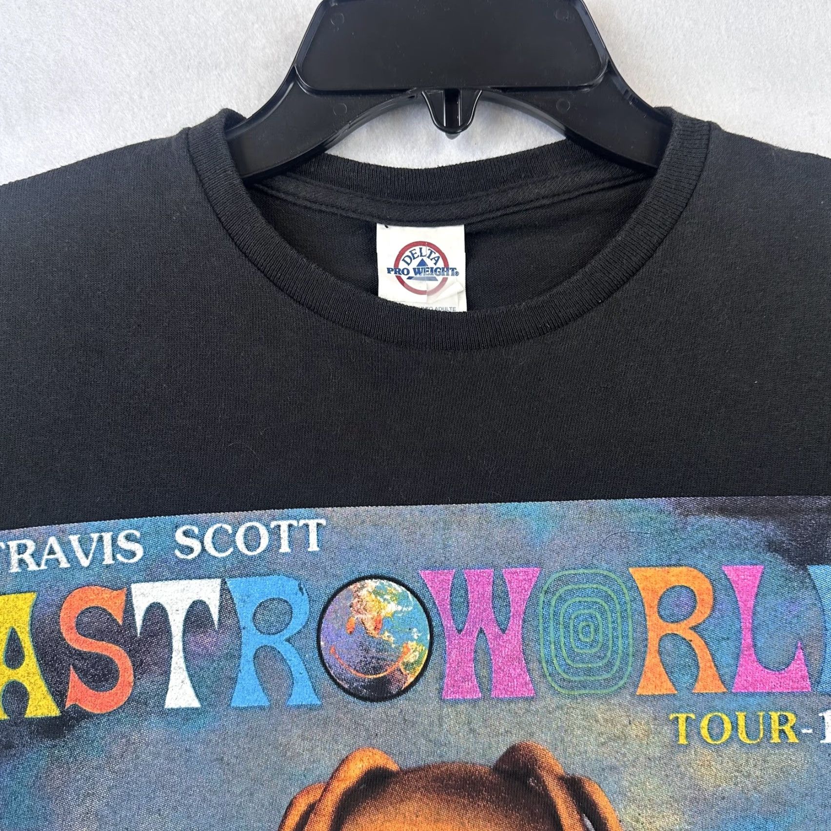 Delta Travis Scott Astroworld Shirt Mens Small Black Tour 2018 Wish You Were Here Tee Size US S / EU 44-46 / 1 - 4 Thumbnail