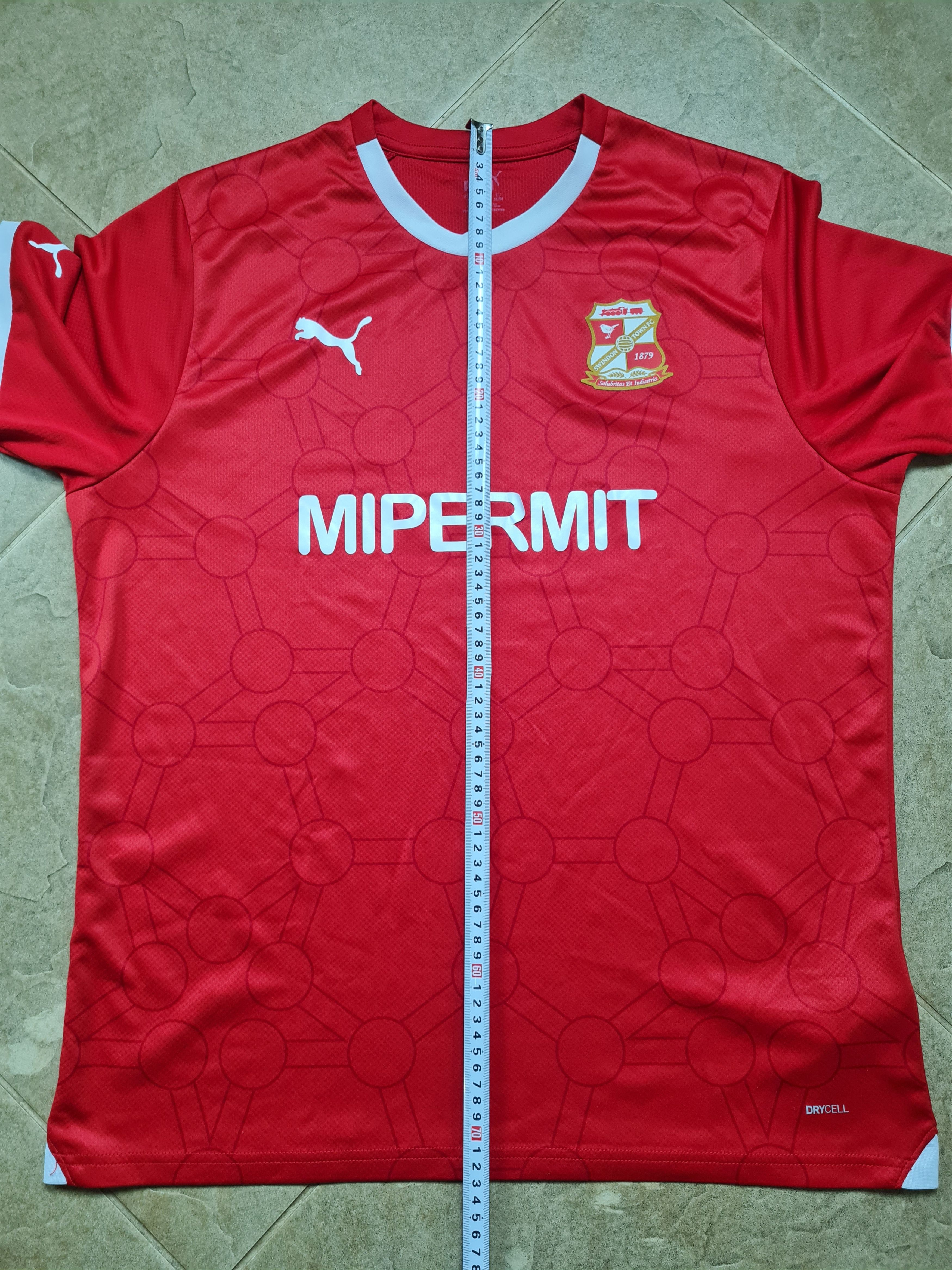 Puma Puma Swindon Town FC 2023-24 Home Football Shirt MiPermit Size US XL / EU 56 / 4 - 11 Thumbnail
