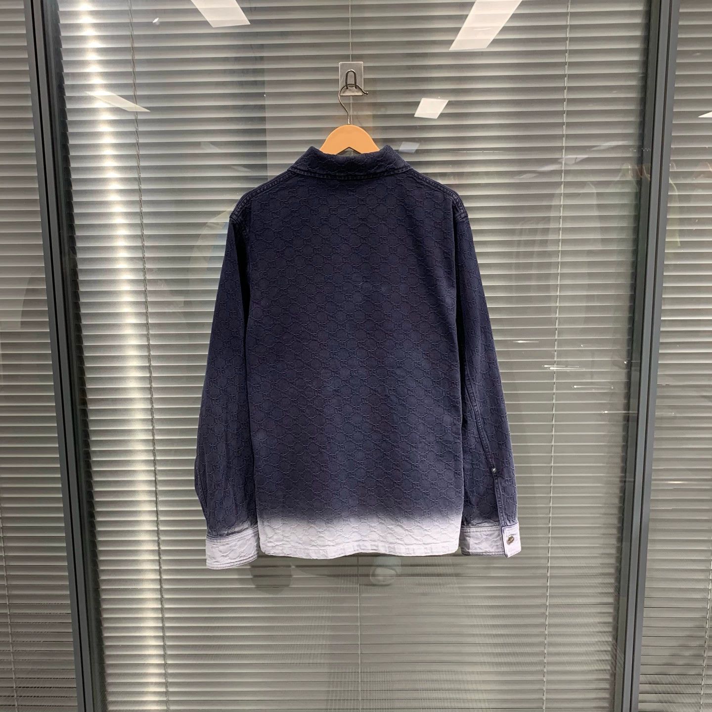 Gucci Gucci 25 Embossed GG Gradient Denim Jacket 44 NWT Size US S / EU 44-46 / 1 - 2 Thumbnail