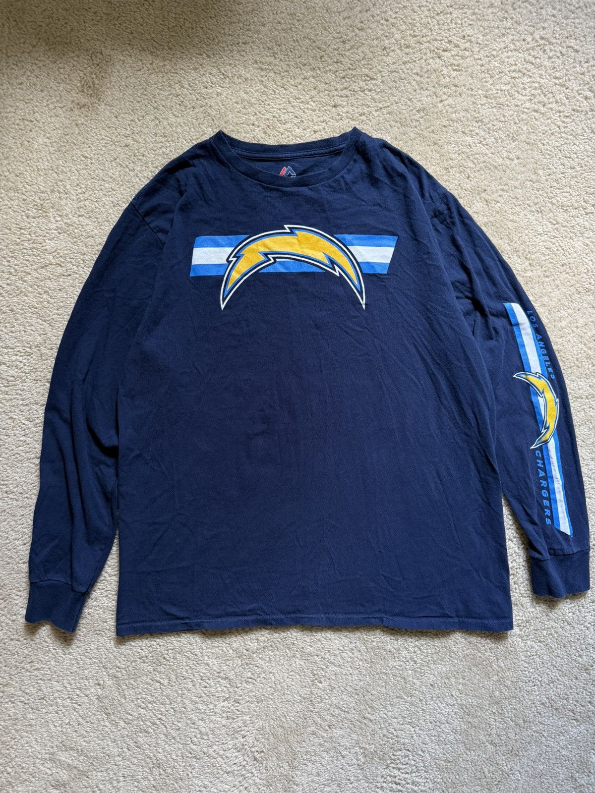 Majestic Los Angeles Chargers NFL Long Sleeve Shirt Size US L / EU 52-54 / 3 - 2 Thumbnail