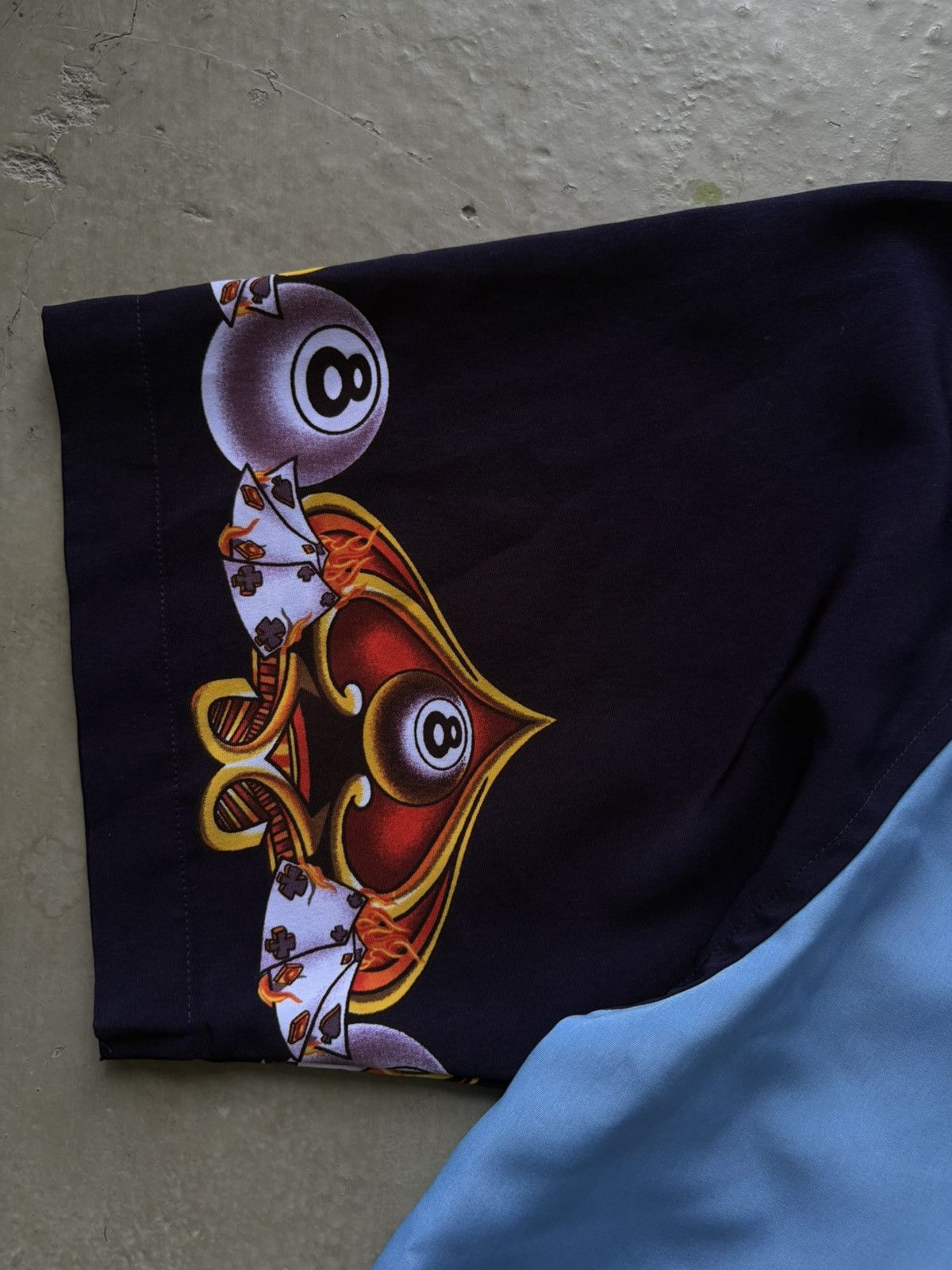 JNCO × Vintage VINTAGE RARE‼️JNCO Jeans Eight Ball Silk Shirts Button Ups Size US L / EU 52-54 / 3 - 7 Thumbnail