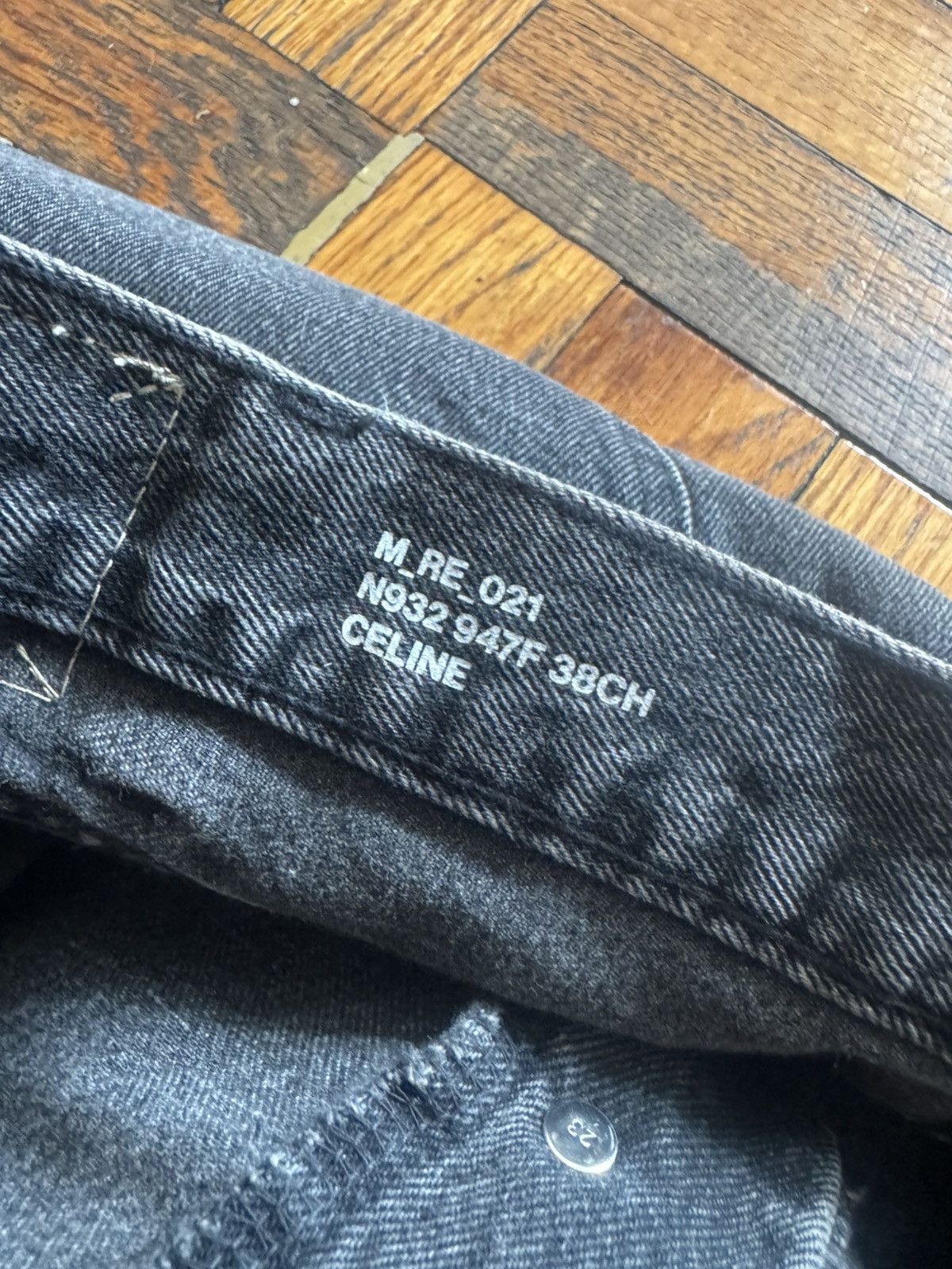 Celine Celine Wesley Jeans Black - Hedi Slimane Size US 33 - 7 Thumbnail