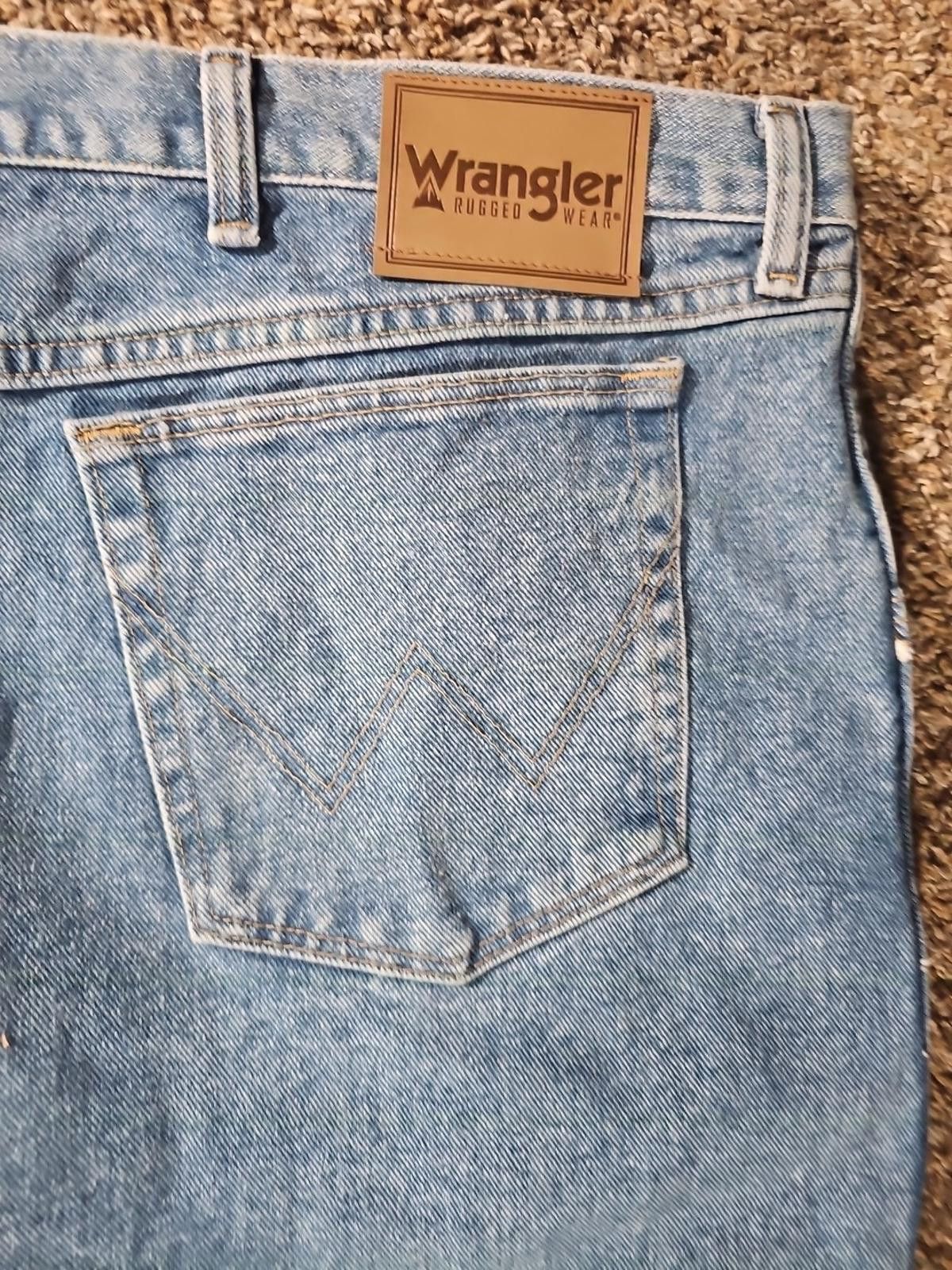 Wrangler Wrangler Rugged Wear 52x30 Blue Jeans Size US 44 / EU 60 - 6 Thumbnail