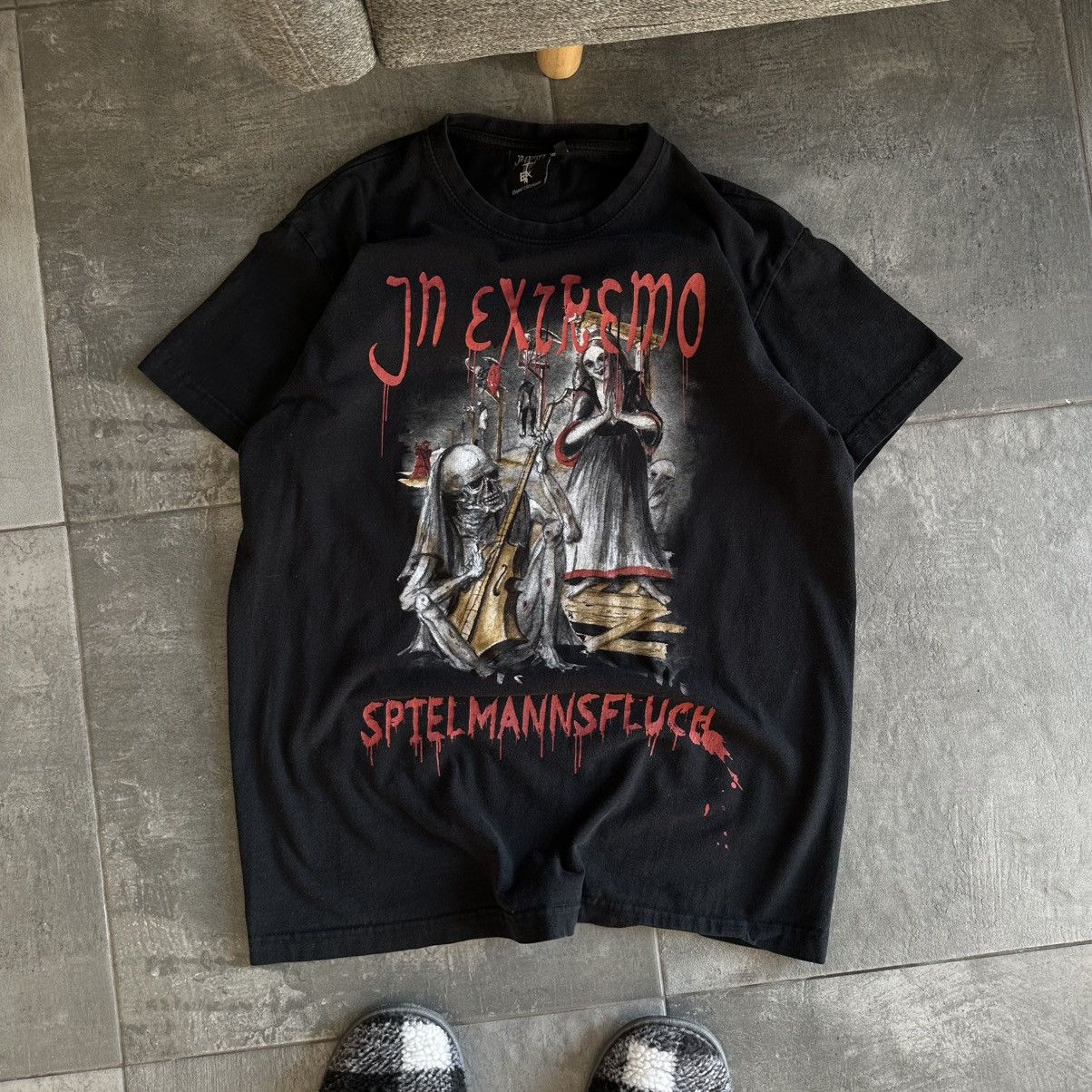 Band Tees × Designer Vintage Adult In Extremo T-shirt Big Logo Gothic Band Rock Size US M / EU 48-50 / 2 - 1 Thumbnail