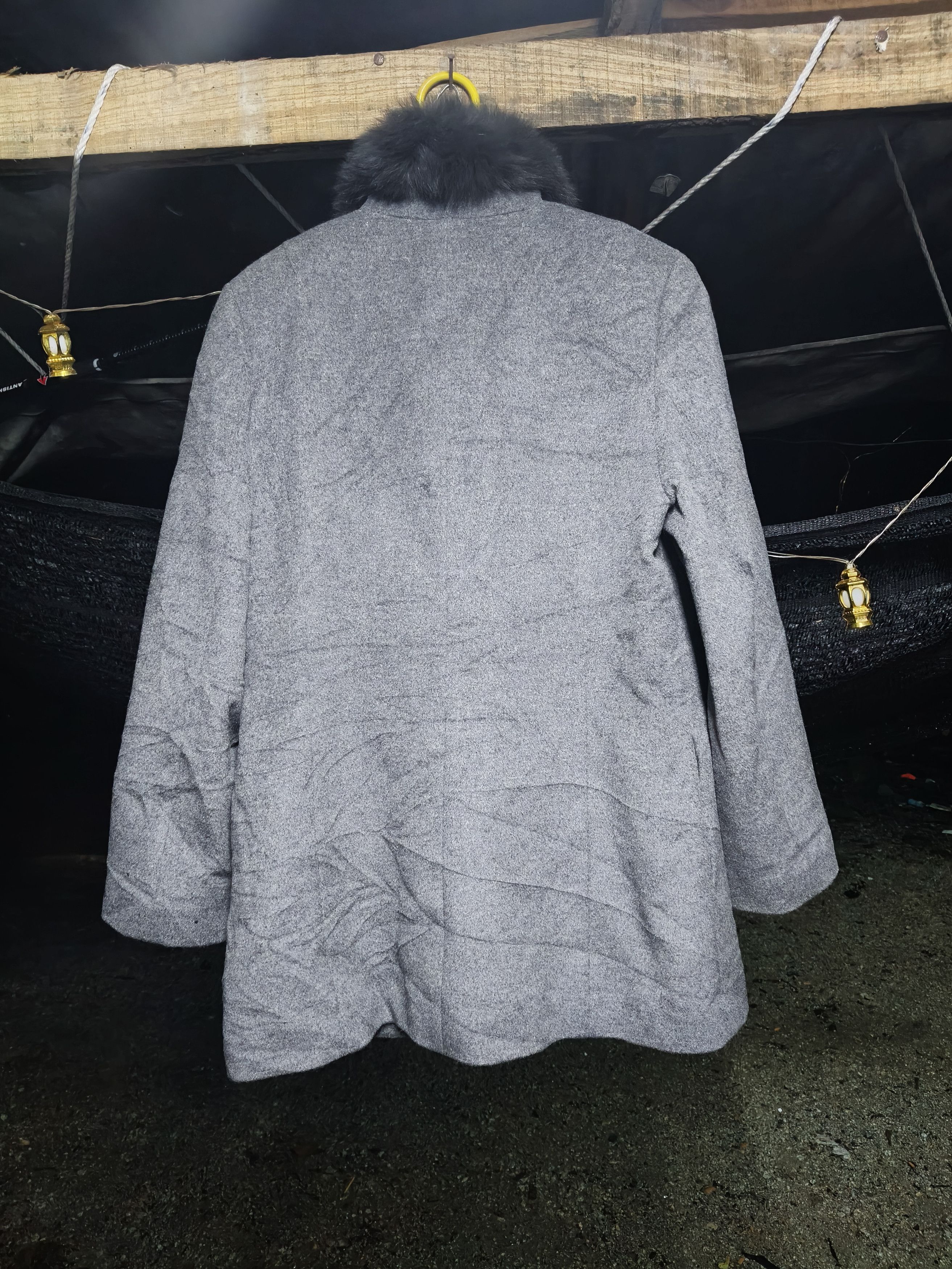 Japanese Brand Bellucci faux fur wool Coat Size M / US 6-8 / IT 42-44 - 2 Thumbnail