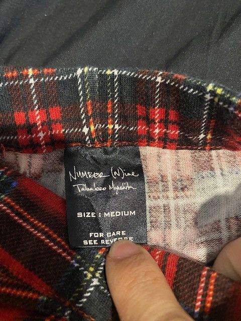 Number (N)ine × Takahiromiyashita The Soloist. Tartan Leggings from 06SS Guns Size US 30 / EU 46 - 2 Thumbnail