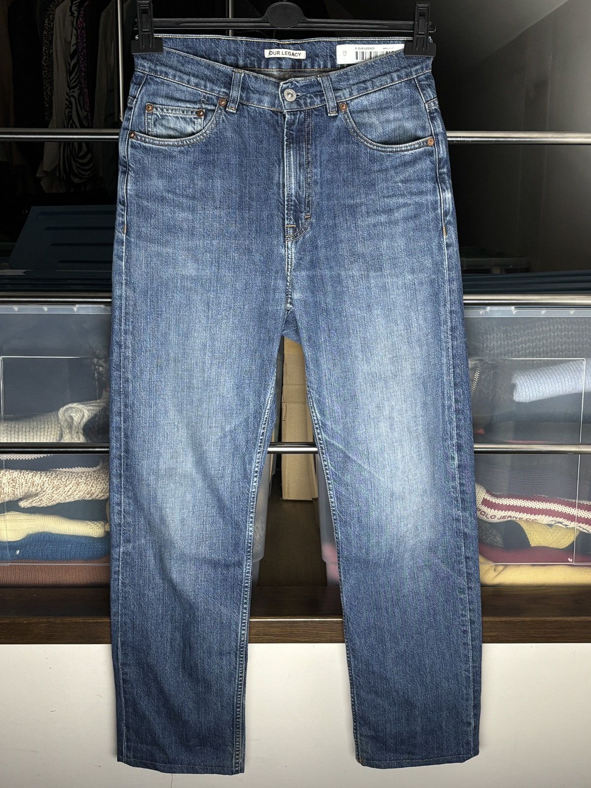 Our Legacy Our Legacy second cut blue denim jeans pants Size US 29 - 1 Thumbnail