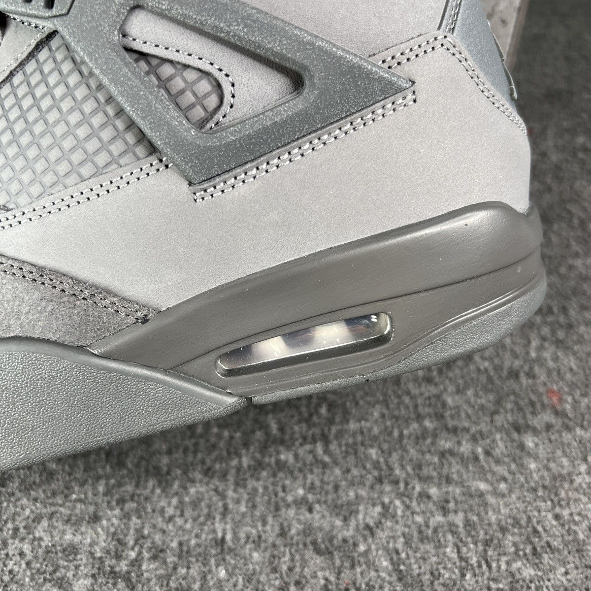 Jordan Brand × Nike Nike Air Jordan 4 Wet Cement “Paris Olympics” Size 11.5 Size US 11.5 / EU 44-45 - 7 Thumbnail