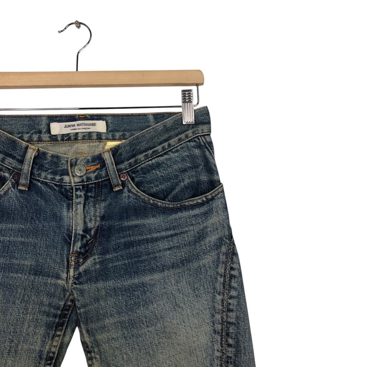 Comme des Garcons Junya Watanabe Comme Des Garcons Flare Work Denim Size 29" - 7 Thumbnail