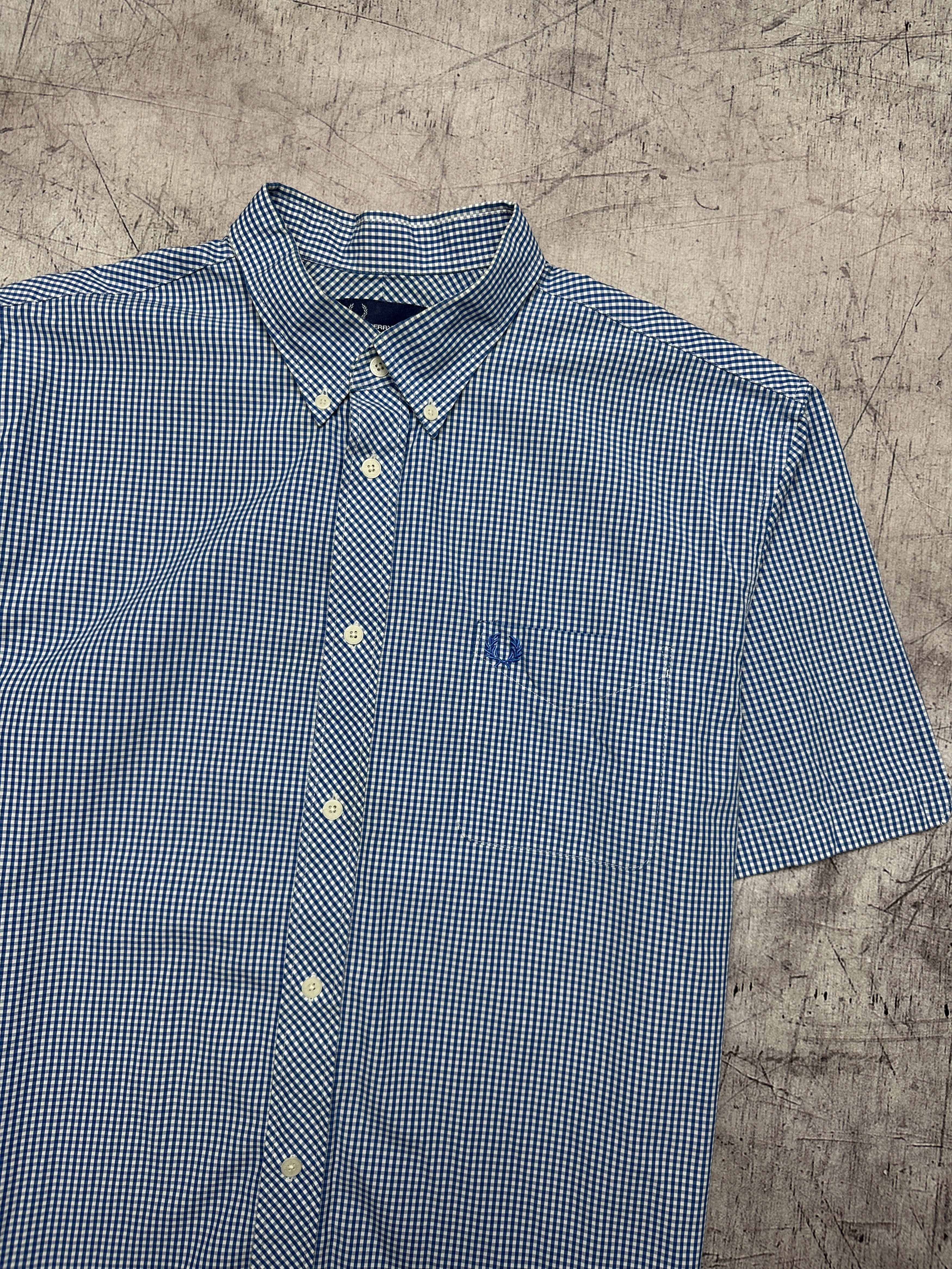 Fred Perry Fred Perry Vintage Mens Short Sleeve Shirt Size US XL / EU 56 / 4 - 2 Thumbnail