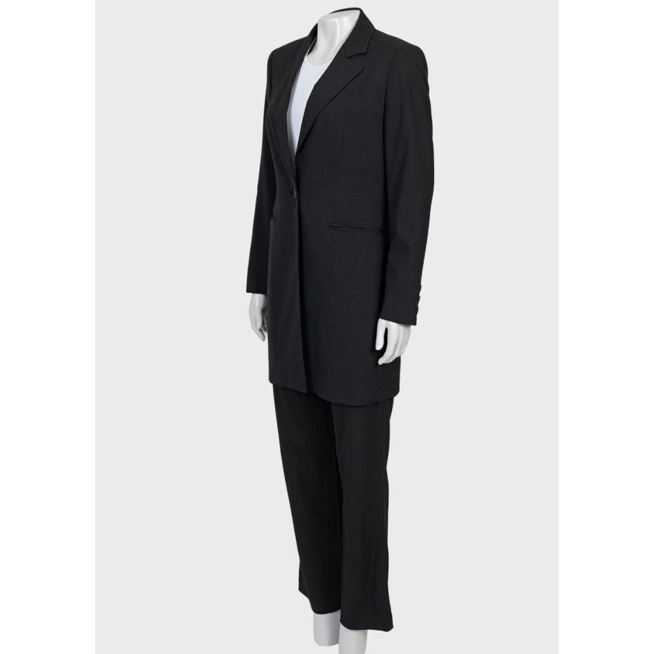 Gianfranco Ferre Gianfranco Ferré Black Wool Suit - US8/L Size L / US 10 / IT 46 - 2 Thumbnail