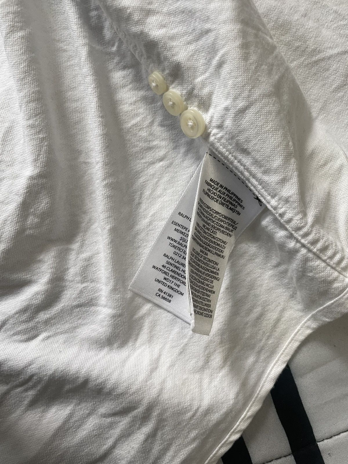 Polo Ralph Lauren White Ralph Lauren Button Up Shirt Size US XXL / EU 58 / 5 - 3 Thumbnail