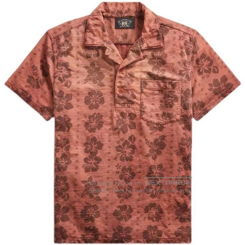 RRL Ralph Lauren RRL Hawaiian Print T. Size US XL / EU 56 / 4 - 1 Thumbnail