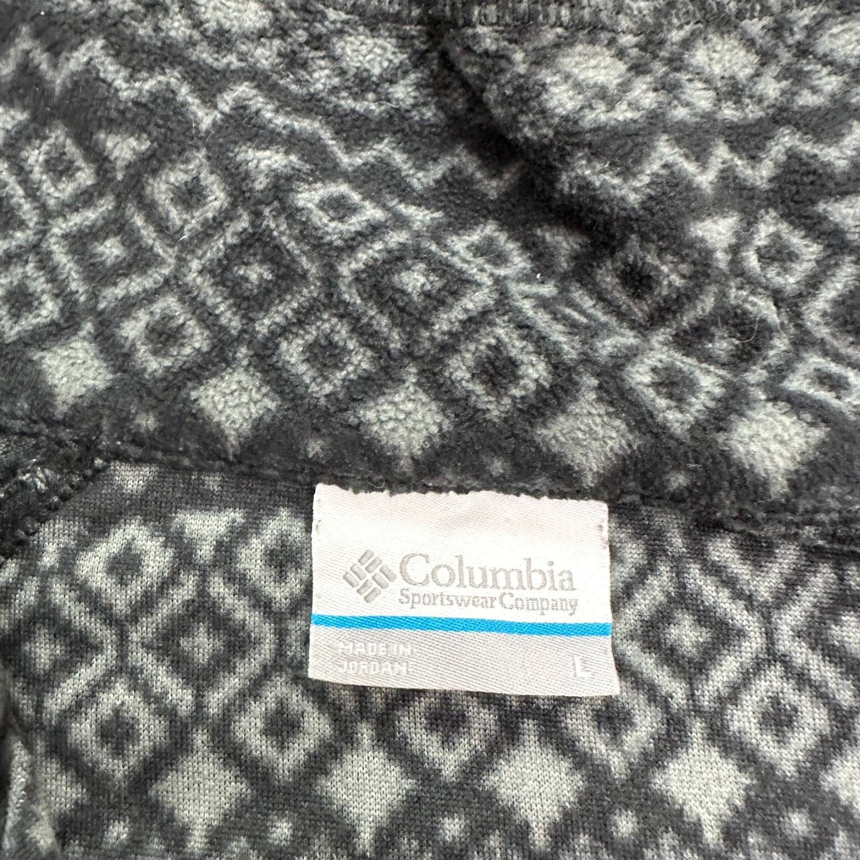 Vintage Columbia Jacket Womens L Black Geometric 1/4 Zip Outdoor Modern Indoor Seasonal Size L / US 10 / IT 46 - 6 Thumbnail