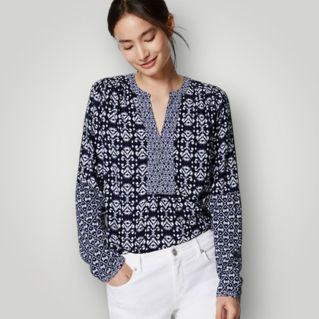 Loft Loft Ann Taylor Women's Blouse Medium Size M / US 6-8 / IT 42-44 - 2 Thumbnail