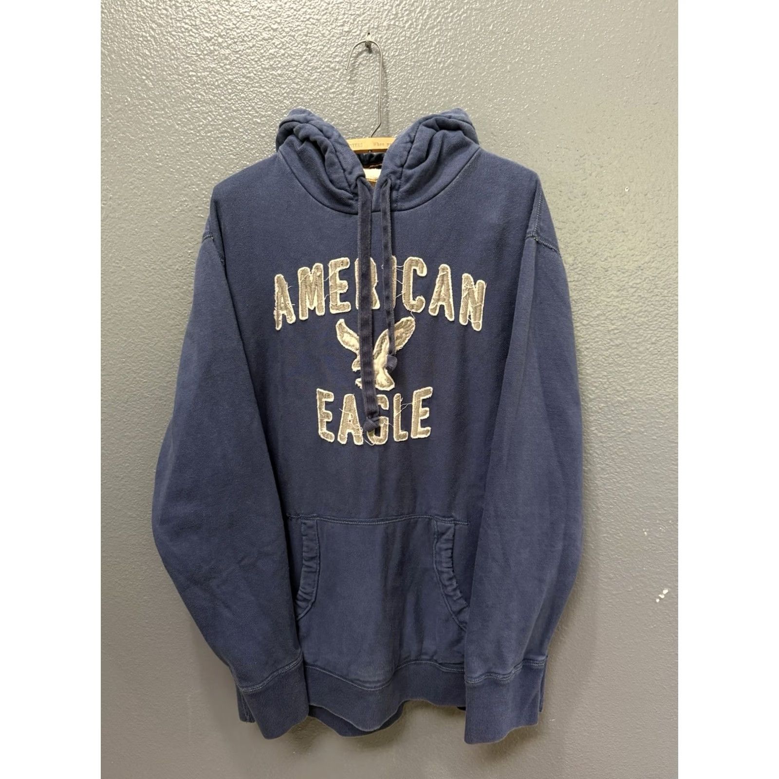 American Eagle Outfitters Y2K American Eagle Outfitters Thermal Hood Blue Men’s Hoodie 2XL Pullover Mens Blue Thermal Hoodie 2XL Size US XXL / EU 58 / 5 - 3 Thumbnail
