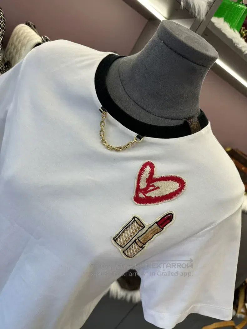 Louis Vuitton Louis Vuitton Valentine's Day Limited Embroidered White sh Size M / US 6-8 / IT 42-44 - 4 Thumbnail