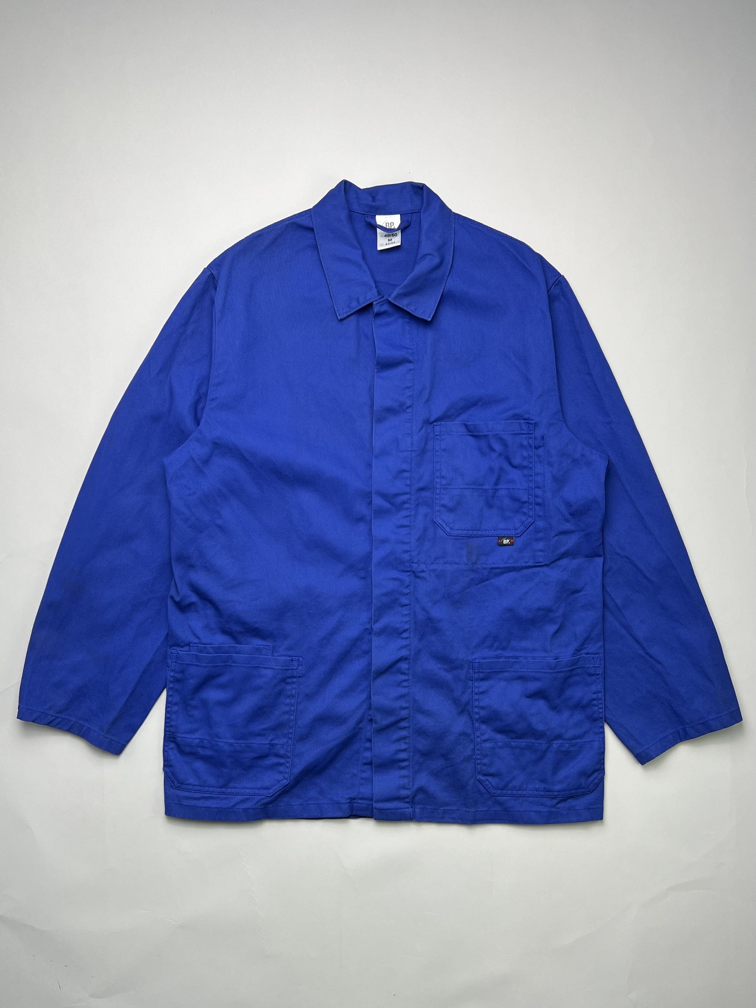 Vintage French Work Chore Jacket Vintage Bleu De Travail Size US M / EU 48-50 / 2 - 1 Thumbnail