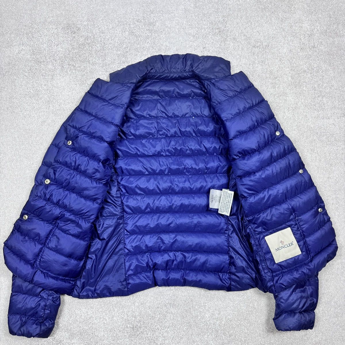 Moncler Women`s Moncler Lisette Ultralight Puffer Blue Jacket Size 1 Size S / US 4 / IT 40 - 7 Thumbnail