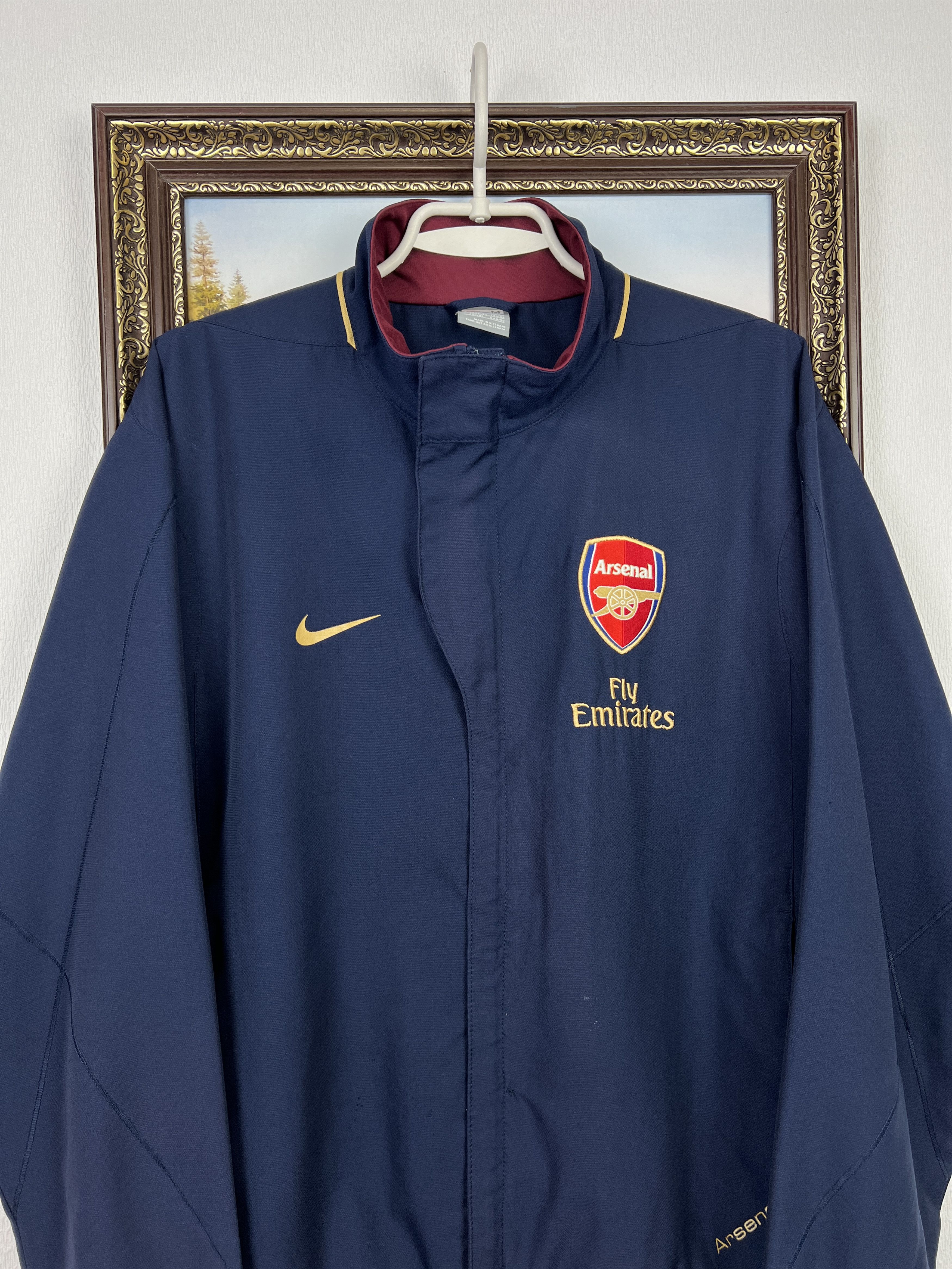 Nike Vintage Nike Arsenal Football Jacket Soccer Track Top Mens Size US M / EU 48-50 / 2 - 2 Thumbnail