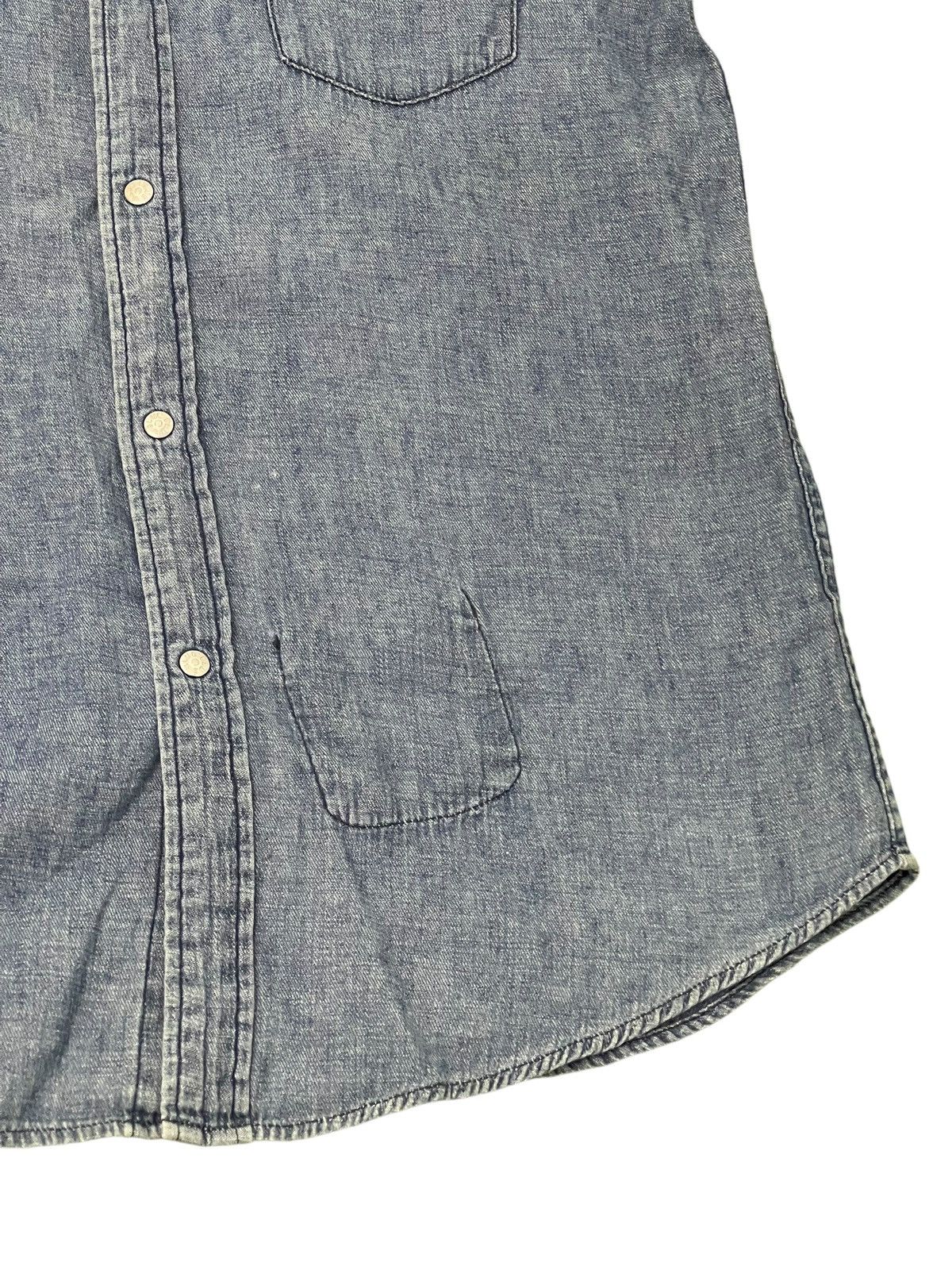 Blue Blue Japan Hemp Linen Blue Blue Japan Westerner Shirt 6🟩0 Size US M / EU 48-50 / 2 - 4 Thumbnail