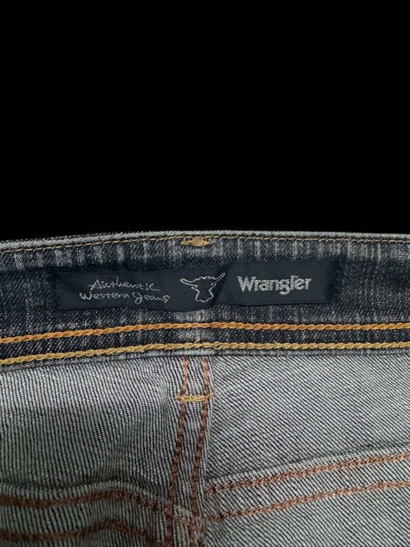 Tornado Mart FLARED 90’s Style Wrangler Buffalo Mudwash Western Jeans Size US 27 - 9 Thumbnail
