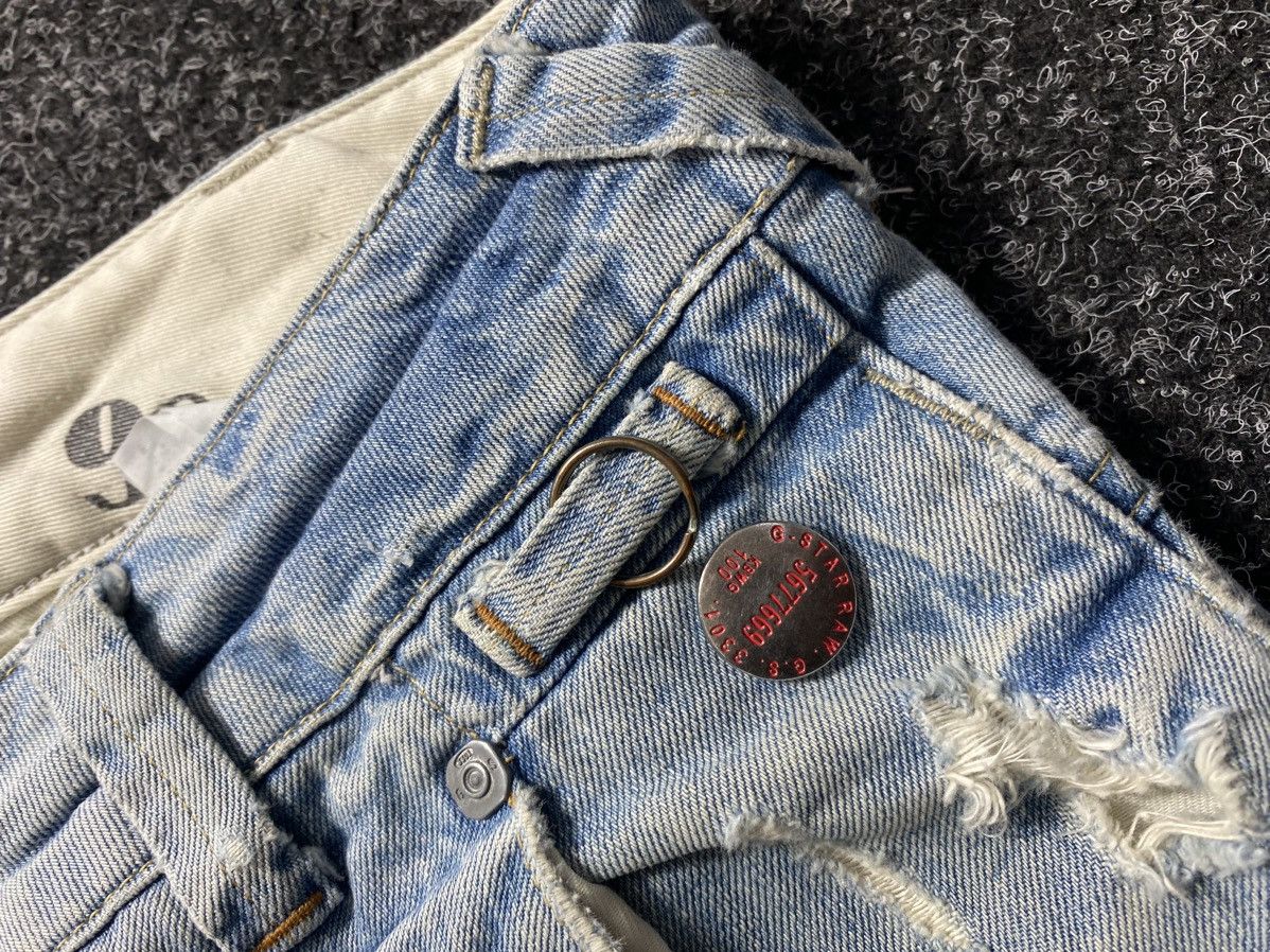 G-Star × Vintage 🔥G STAR OPIUM DISTRESSED TAPERED LOOSE JEANS 28 Size 28" / US 6 / IT 42 - 9 Thumbnail